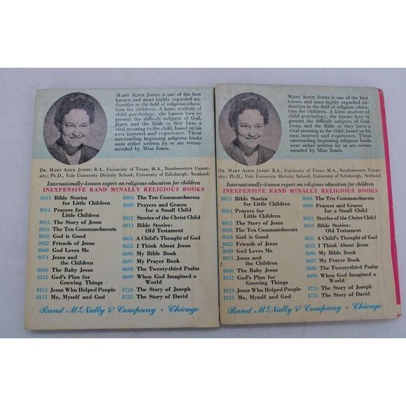Vintage Rand McNally Bible Stories For Little Children & The Ten Commandments... - Picture 4 of 11